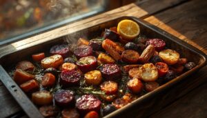 thyme-roasted root vegetables thyme-roasted root vegetables