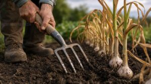 use a garden fork or spade use a garden fork or spade