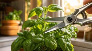 use clean, sharp scissors or pruning shears use clean, sharp scissors or pruning shears