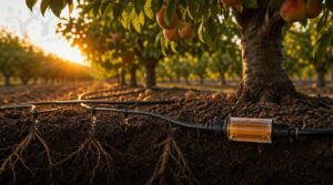 using liquid fertilizer or drip irrigation using liquid fertilizer or drip irrigation