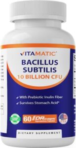 Vitamatic Bacillus Subtilis 10 Billion B0CTGNBJ15