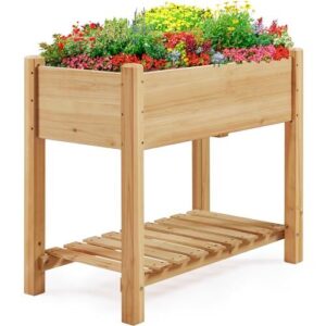 Yaheetech 34x18x30in Horticulture Raised Garden B0DQKLXMVQ