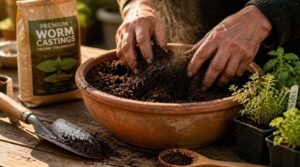 add compost or castings add compost or castings