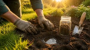 assess sunlight, soil, and drainage assess sunlight, soil, and drainage