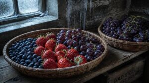 berries and grapes in cold basket zones berries and grapes in cold basket zones