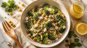 broccoli chickpea salad broccoli chickpea salad