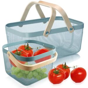 Cheardia 2 Pack Picnic Baskets, B0DBN4Q7FQ