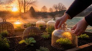 cover plants before sunset cover plants before sunset