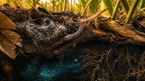 decomposing plant matter decomposing plant matter