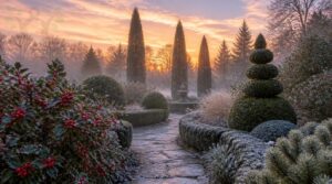 evergreen structure for winter gardens evergreen structure for winter gardens
