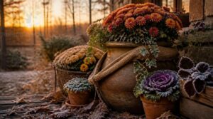 fall container care through frost fall container care through frost