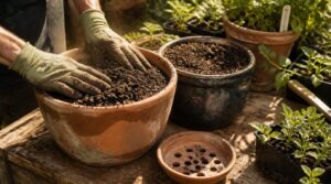 fill containers before planting fill containers before planting