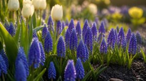 grape hyacinths grape hyacinths