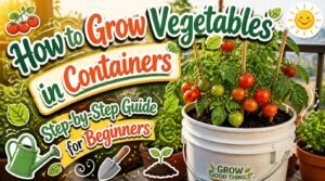 growing vegetables in containers