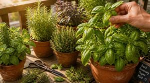 harvest and maintain container herbs harvest and maintain container herbs