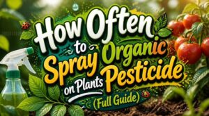 how often to spray organic pesticide on plants how often to spray organic pesticide on plants