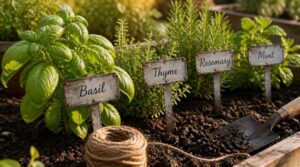 label each herb label each herb