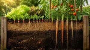 layer shallow and deep-rooted crops layer shallow and deep-rooted crops