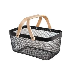 Metal Mesh Steel Harvest Basket, B0DQX69LHH