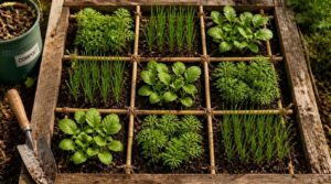nine plants per square nine plants per square