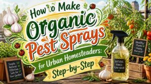organic pest sprays for urban homesteaders