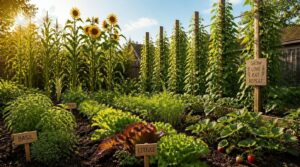 place tall crops strategically place tall crops strategically