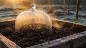 pre-warm garden soil pre-warm garden soil