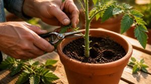 remove lower stem leaves remove lower stem leaves