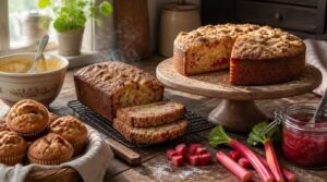 rhubarb cakes, breads, and muffins rhubarb cakes, breads, and muffins