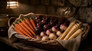 root vegetables with tops removed root vegetables with tops removed