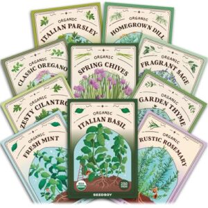 Seedboy Organic Non GMO 10 B0DVJT9GW1