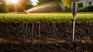 soak soil 4 to 6 inches soak soil 4 to 6 inches