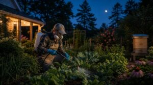 spray outside foraging hours spray outside foraging hours