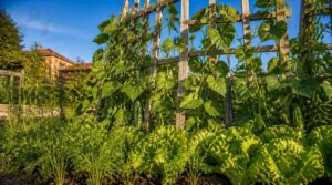 use trellises for vertical companion planting use trellises for vertical companion planting