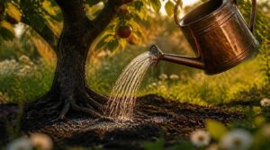 watering after application watering after application