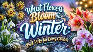 what flowers bloom in winter what flowers bloom in winter