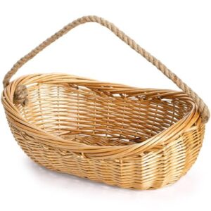 ZEAYEA Wicker Woven Basket with B0FNCVPNRP