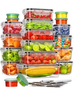 40 Piece Food Storage Containers B0D2656Q2Q