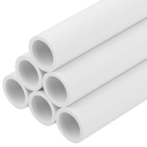 6Pcs 1/2 Inch PVC Pipe B0DWSFXG31
