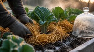 add straw around roots add straw around roots