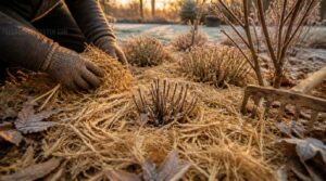 apply protective winter mulch apply protective winter mulch