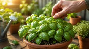 basil for sunny, productive pots basil for sunny, productive pots