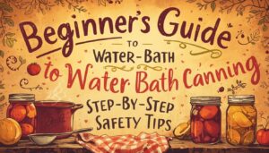 beginner guide to water bath canning beginner guide to water bath canning