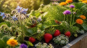 best herbs and flowers for strawberry gardens best herbs and flowers for strawberry gardens