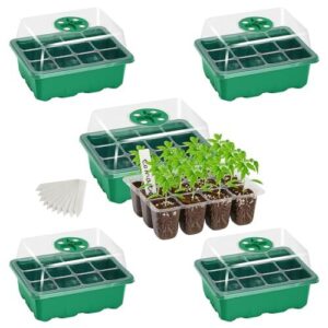 Bonviee 5 Pack Seed Starter Trays, B0DBDKRQNS