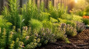 border beds with herbs border beds with herbs