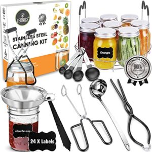 Canning Supplies Starter Kit, Stainless B0B54GH26T