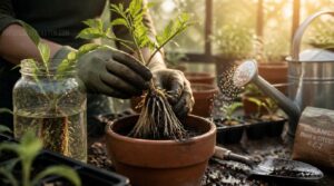 caring for and transplanting rooted cuttings caring for and transplanting rooted cuttings