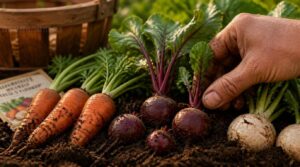 carrots, beets, and turnips carrots, beets, and turnips