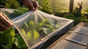 choose mesh size for target pests choose mesh size for target pests